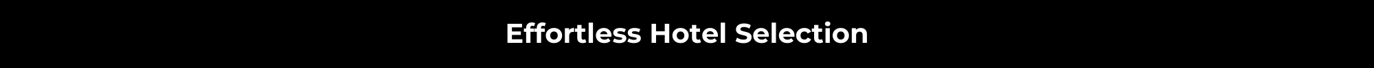 Effortless Hotel Selection - #Corporate Aawaas